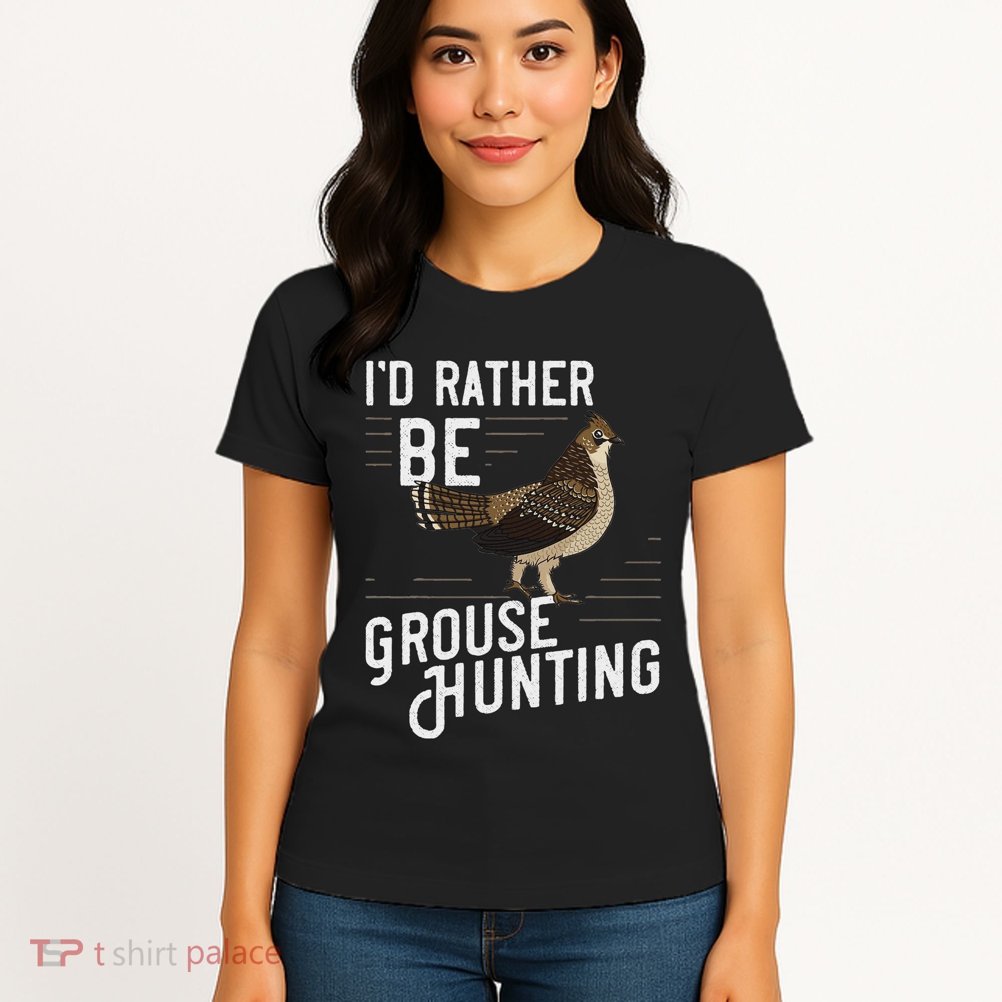 Ruffed Grouse Bird Gift Hunting Spruce Grouse Women's T-Shirt