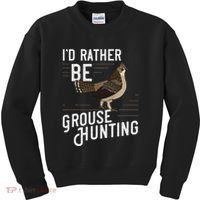 Ruffed Grouse Bird Gift Hunting Spruce Grouse Kids Sweatshirt thumb 0