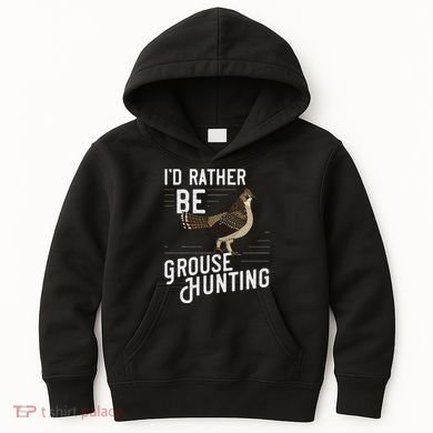 Ruffed Grouse Bird Gift Hunting Spruce Grouse Kids Hoodie