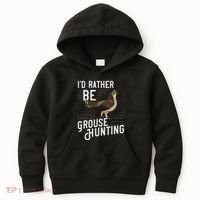 Ruffed Grouse Bird Gift Hunting Spruce Grouse Kids Hoodie thumb 0