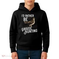 Ruffed Grouse Bird Gift Hunting Spruce Grouse Kids Hoodie thumb 4