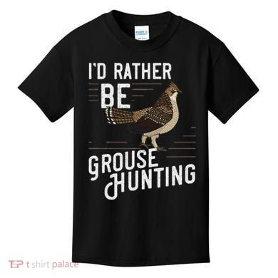 Ruffed Grouse Bird Gift Hunting Spruce Grouse Kids T-Shirt