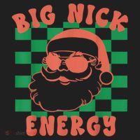 Retro Groovy Big Nick Santa Energy Christmas Trendy 2022 Tumbler thumb 3