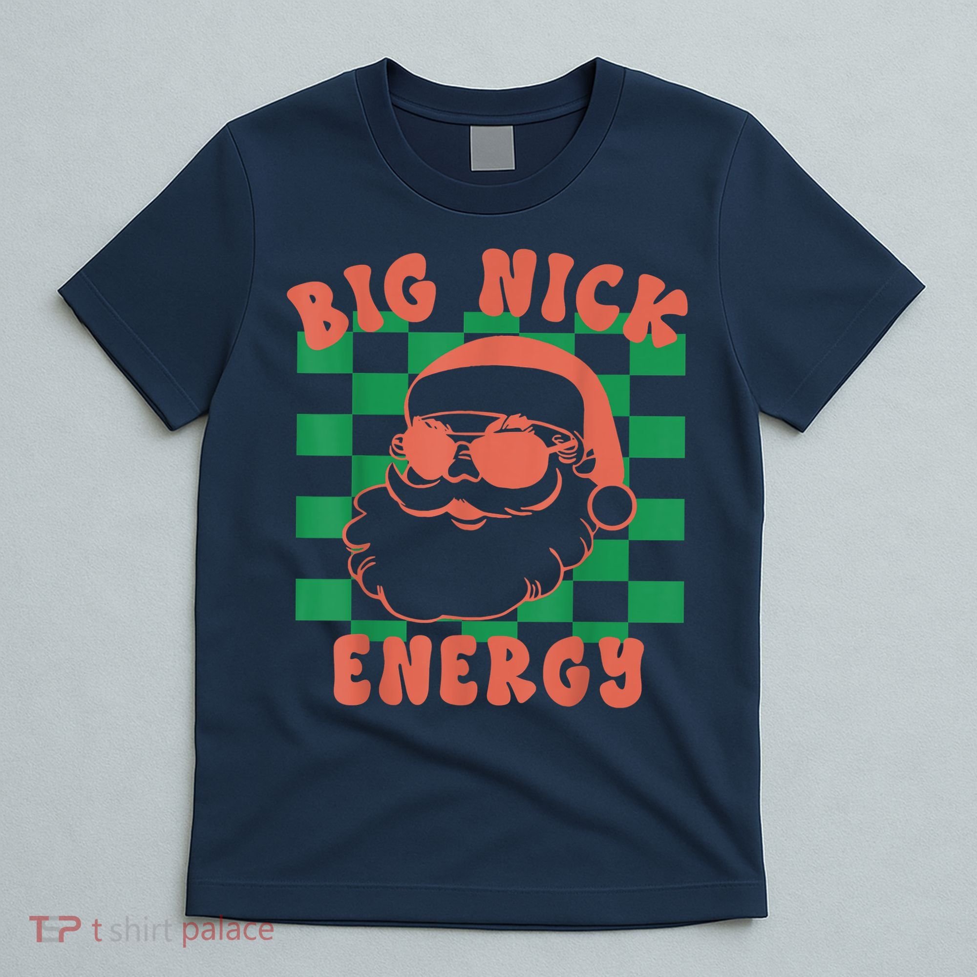 Retro Groovy Big Nick Santa Energy Christmas Trendy 2022 T-Shirt