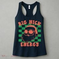 Retro Groovy Big Nick Santa Energy Christmas Trendy 2022 Women's Tank Top thumb 3
