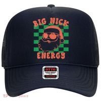 Retro Groovy Big Nick Santa Energy Christmas Trendy 2022 Hat thumb 0