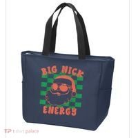 Retro Groovy Big Nick Santa Energy Christmas Trendy 2022 Tote Bag thumb 3