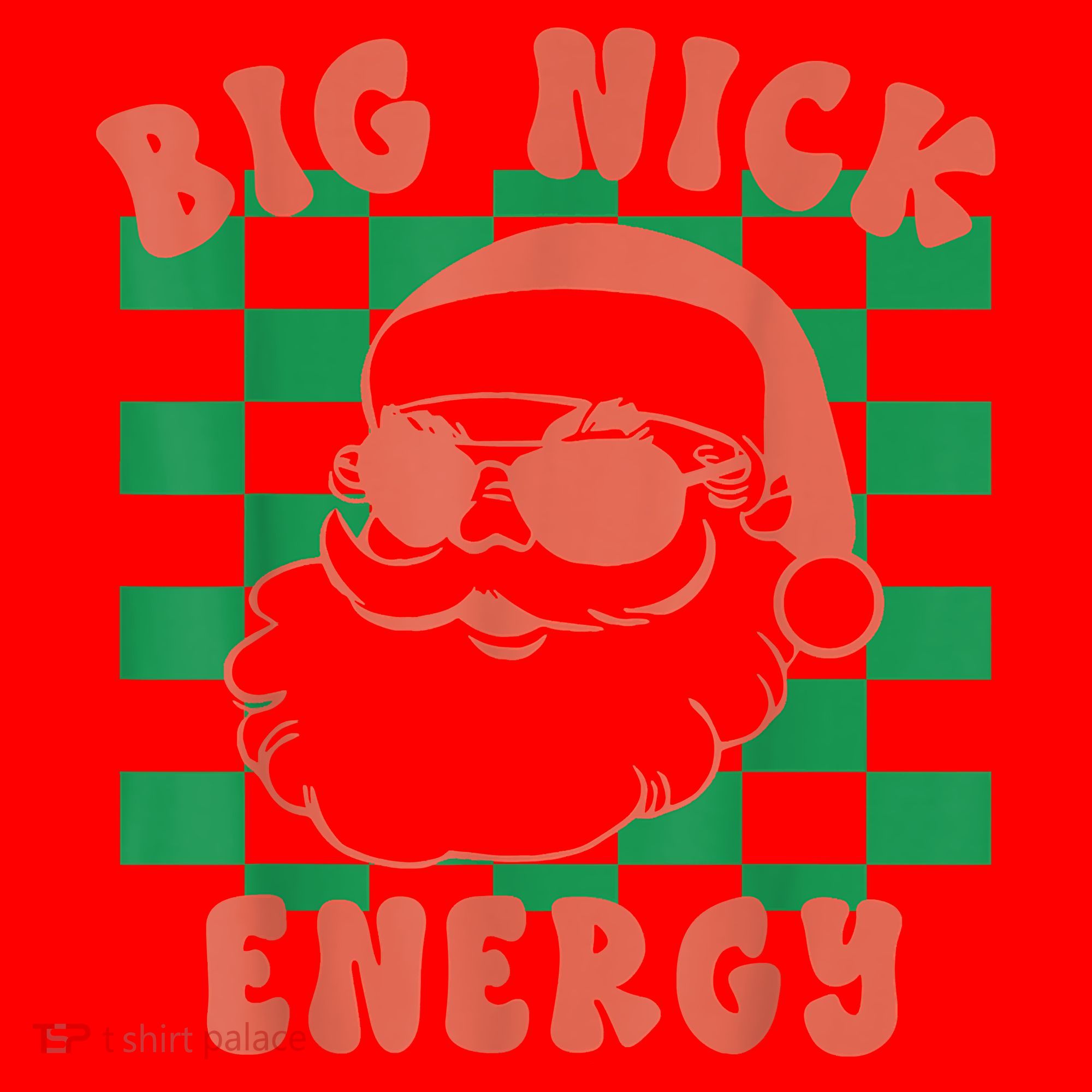 Retro Groovy Big Nick Santa Energy Christmas Trendy 2022 Santa Hat