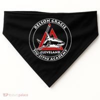Relson Gracie Cleveland Jiujitsu Red Belt USA-Made Doggie Bandana thumb 0