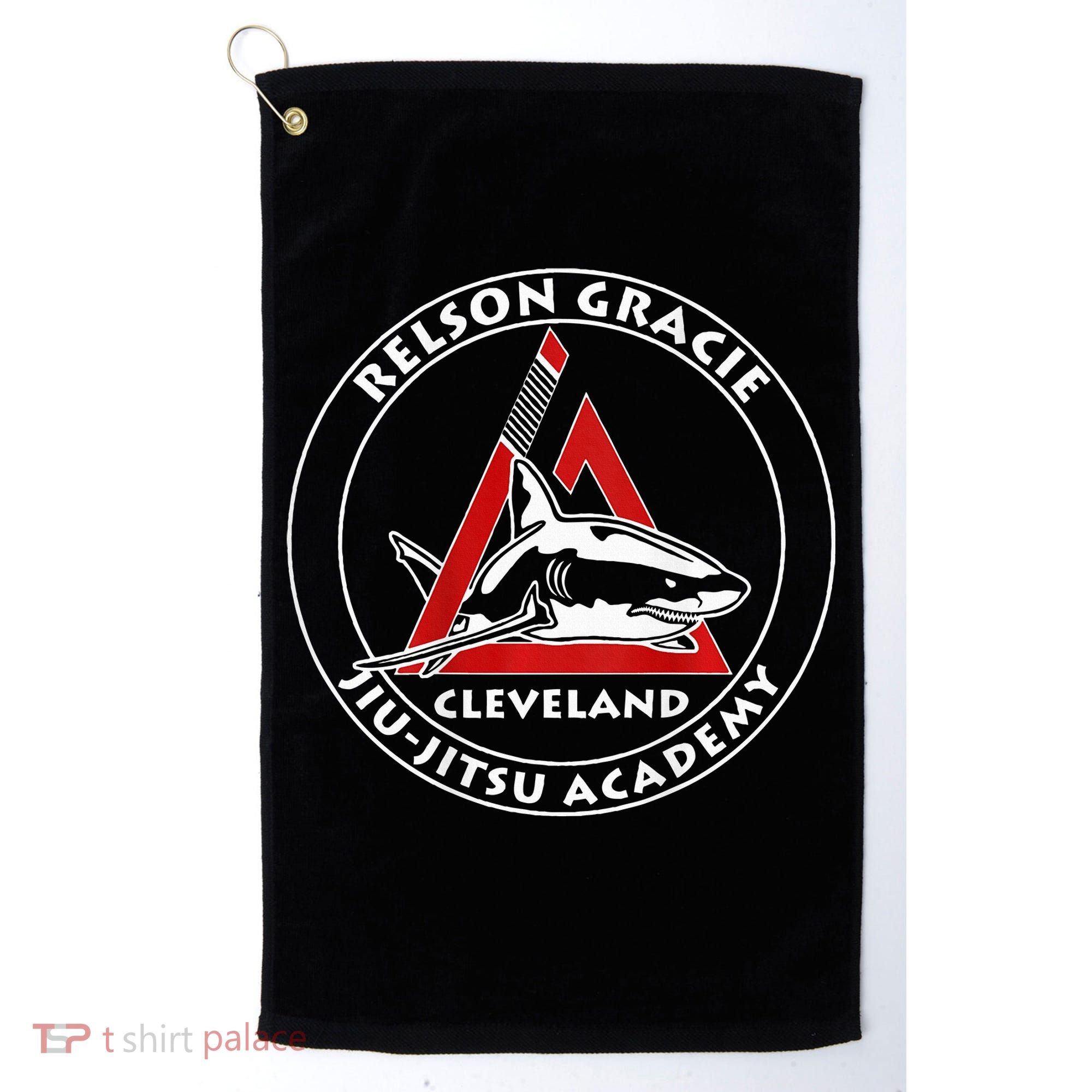 Relson Gracie Cleveland Jiujitsu Red Belt Golf Towel