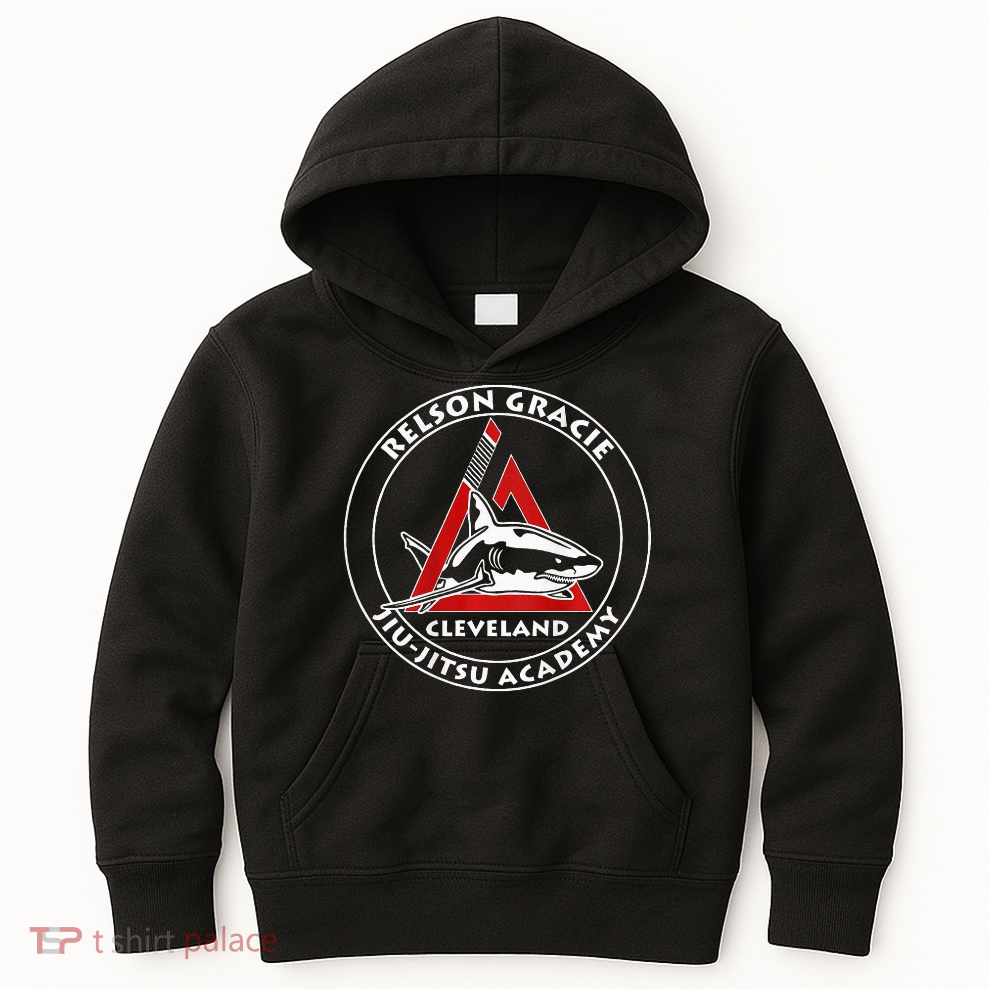Relson Gracie Cleveland Jiujitsu Red Belt Kids Hoodie