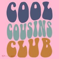 Retro Groovy Cool Cousin Club Coaster thumb 2