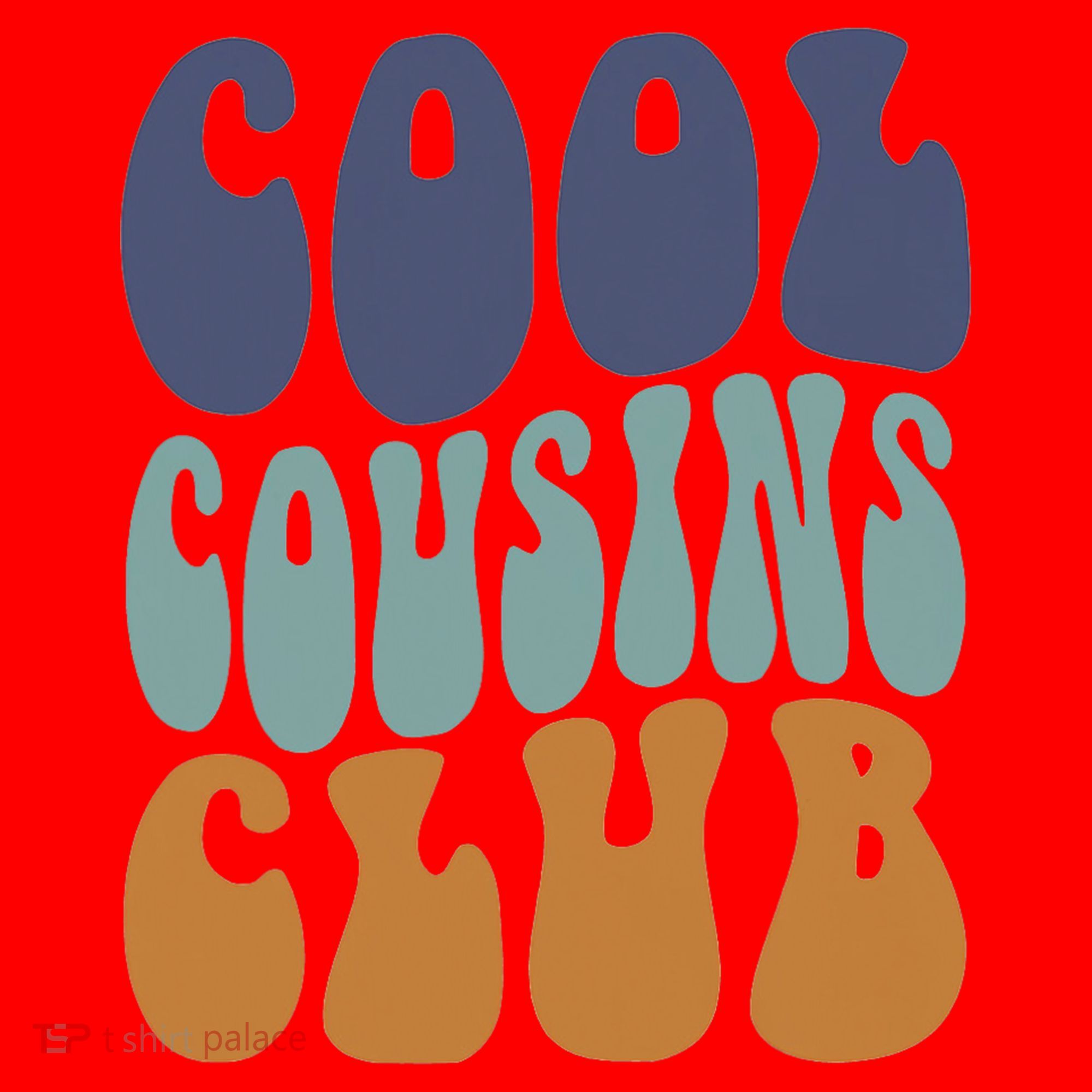 Retro Groovy Cool Cousin Club Santa Hat