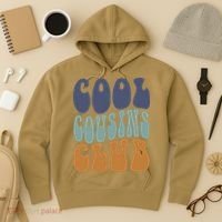 Retro Groovy Cool Cousin Club Hoodie thumb 3