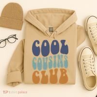 Retro Groovy Cool Cousin Club Hoodie thumb 4