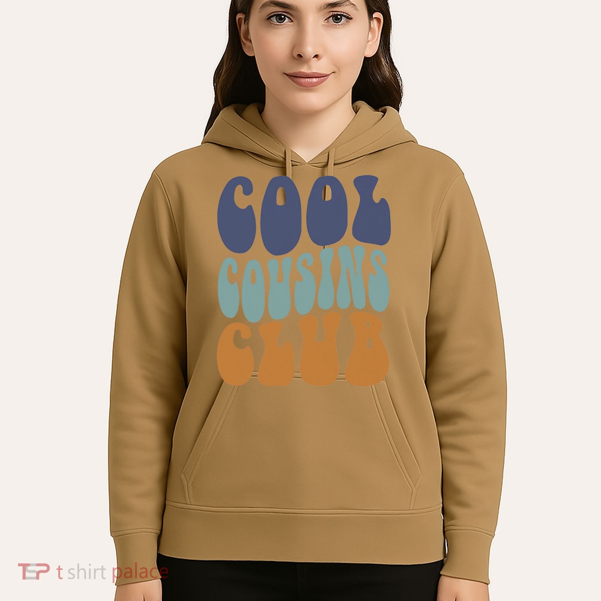 Retro Groovy Cool Cousin Club Hoodie