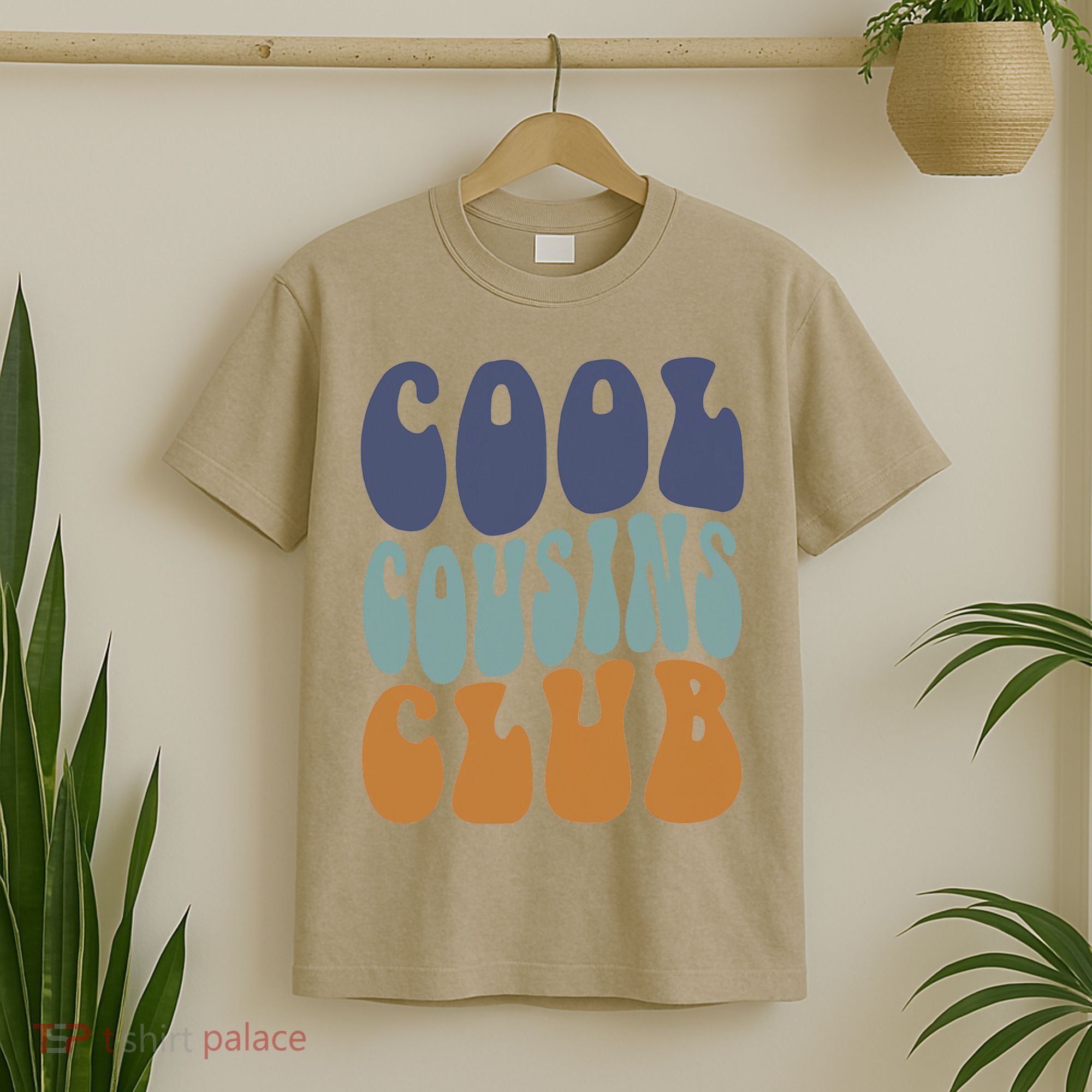 Retro Groovy Cool Cousin Club T-Shirt
