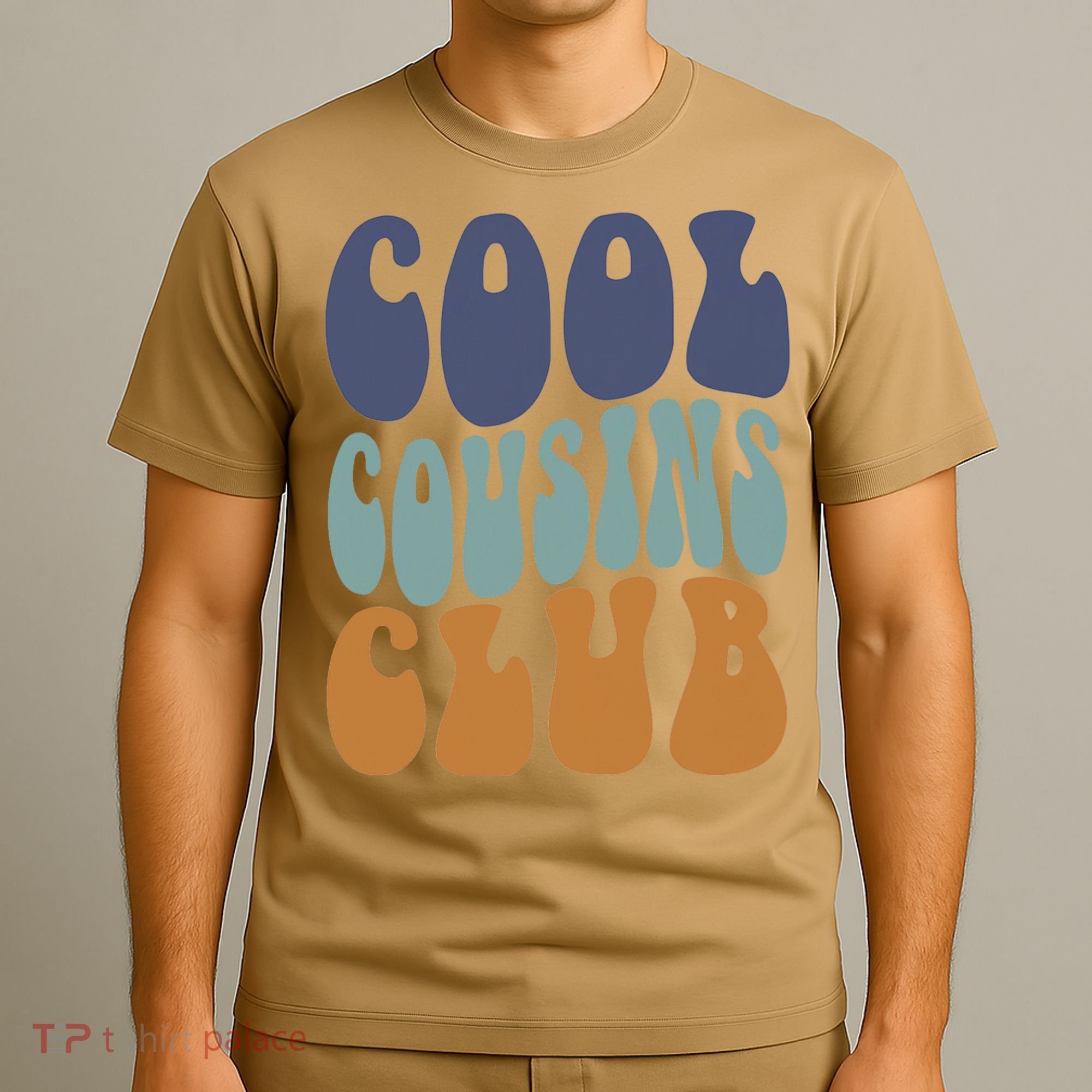Retro Groovy Cool Cousin Club T-Shirt