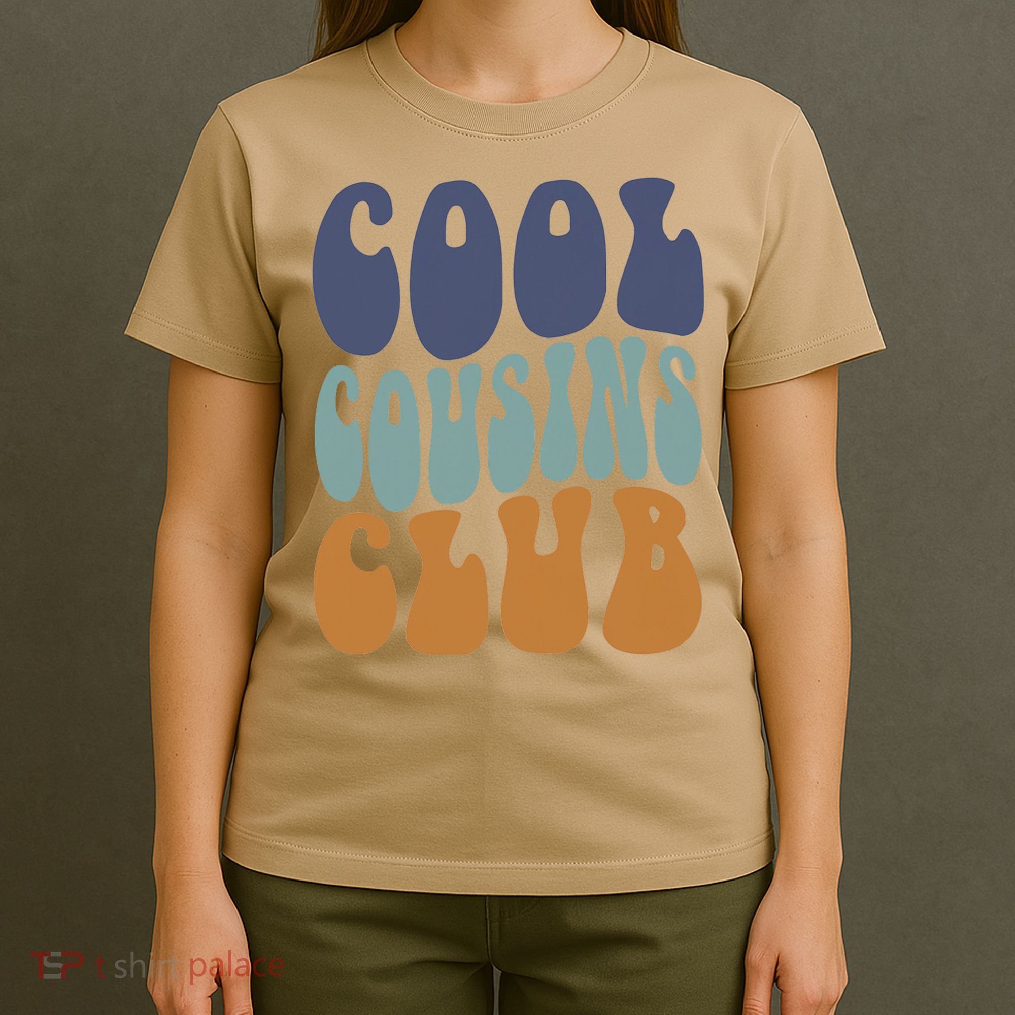 Retro Groovy Cool Cousin Club T-Shirt