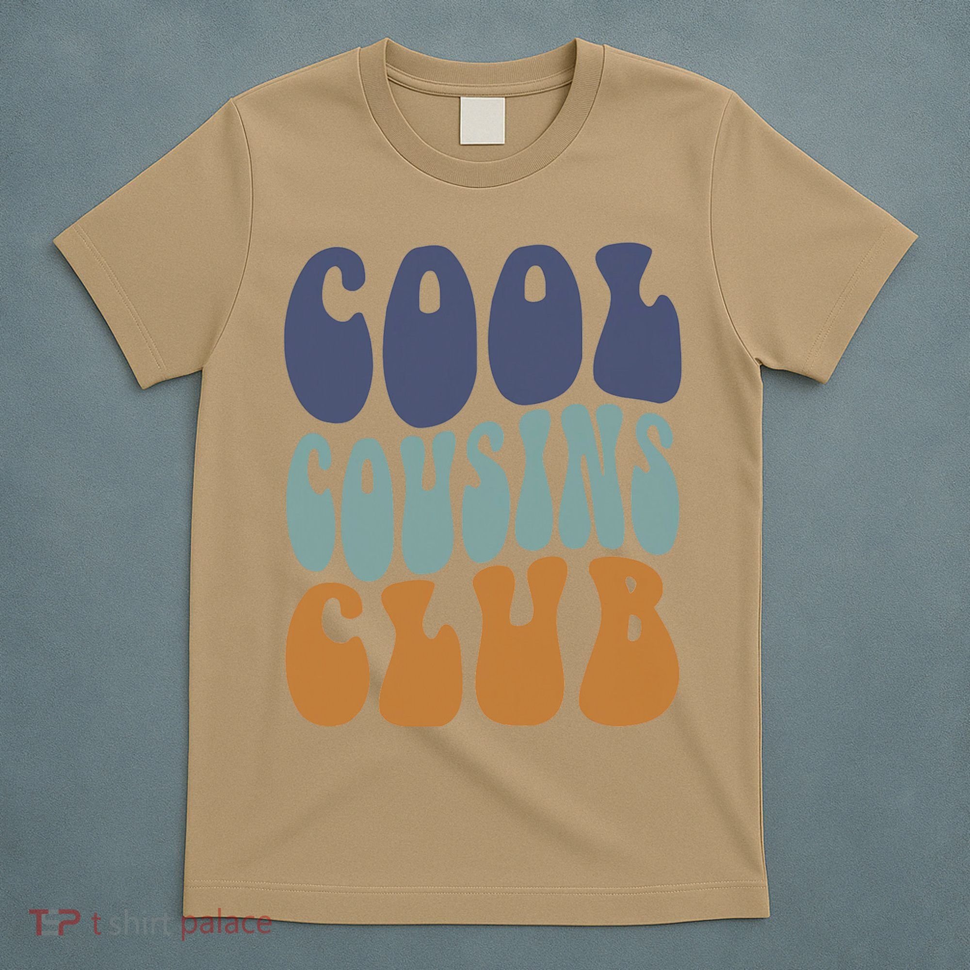 Retro Groovy Cool Cousin Club T-Shirt