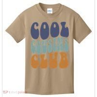 Retro Groovy Cool Cousin Club Kids T-Shirt thumb 0