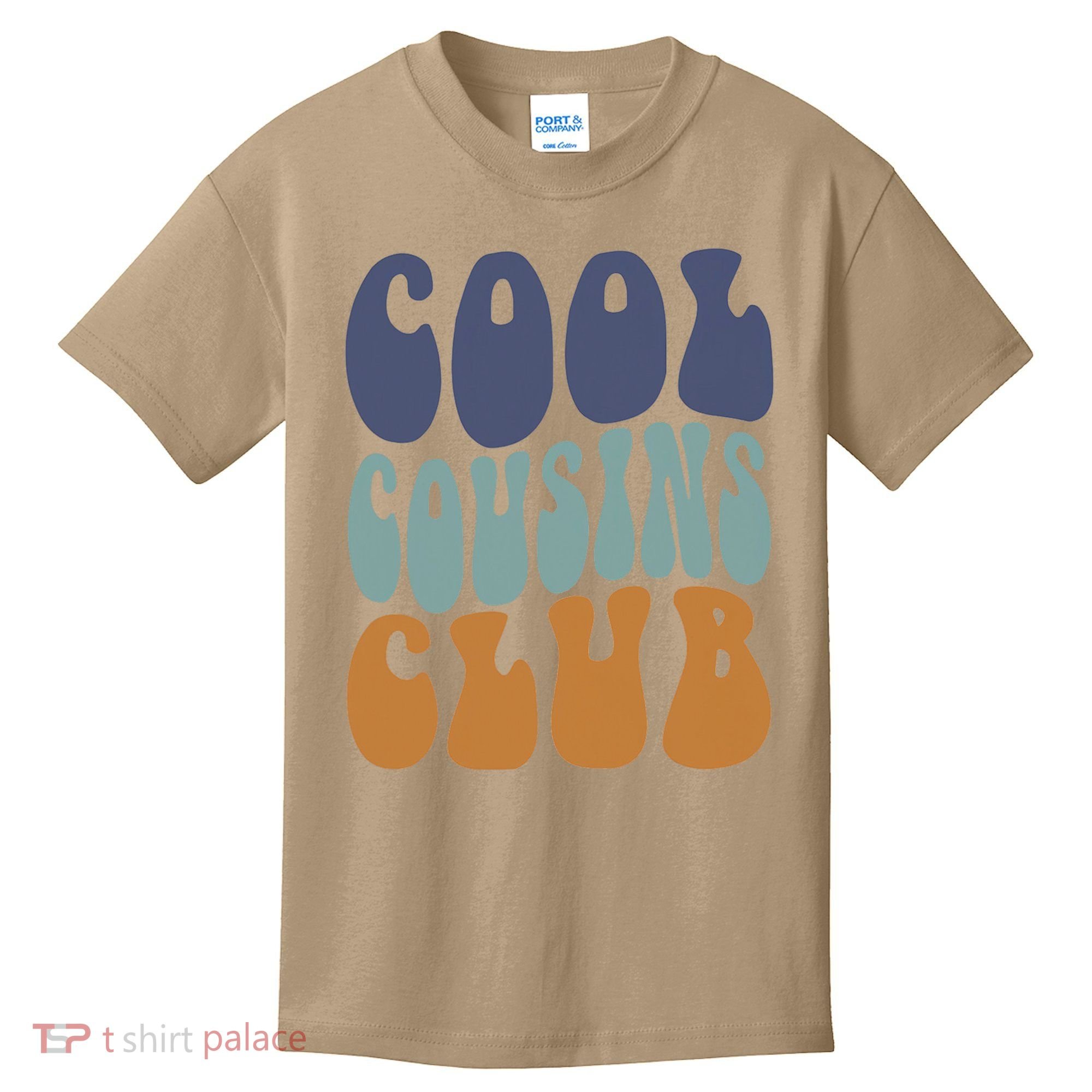 Retro Groovy Cool Cousin Club Kids T-Shirt