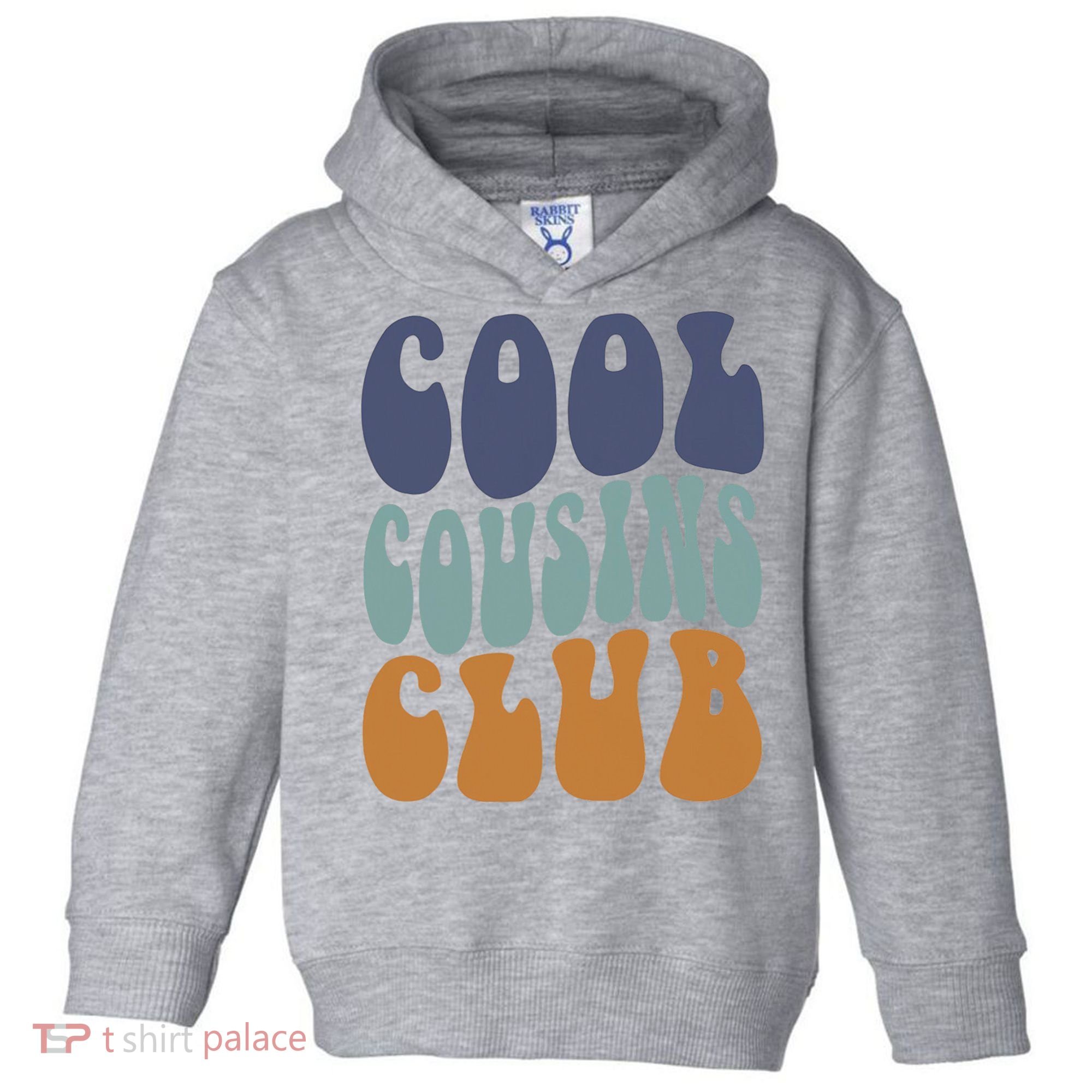 Retro Groovy Cool Cousin Club Toddler Hoodie