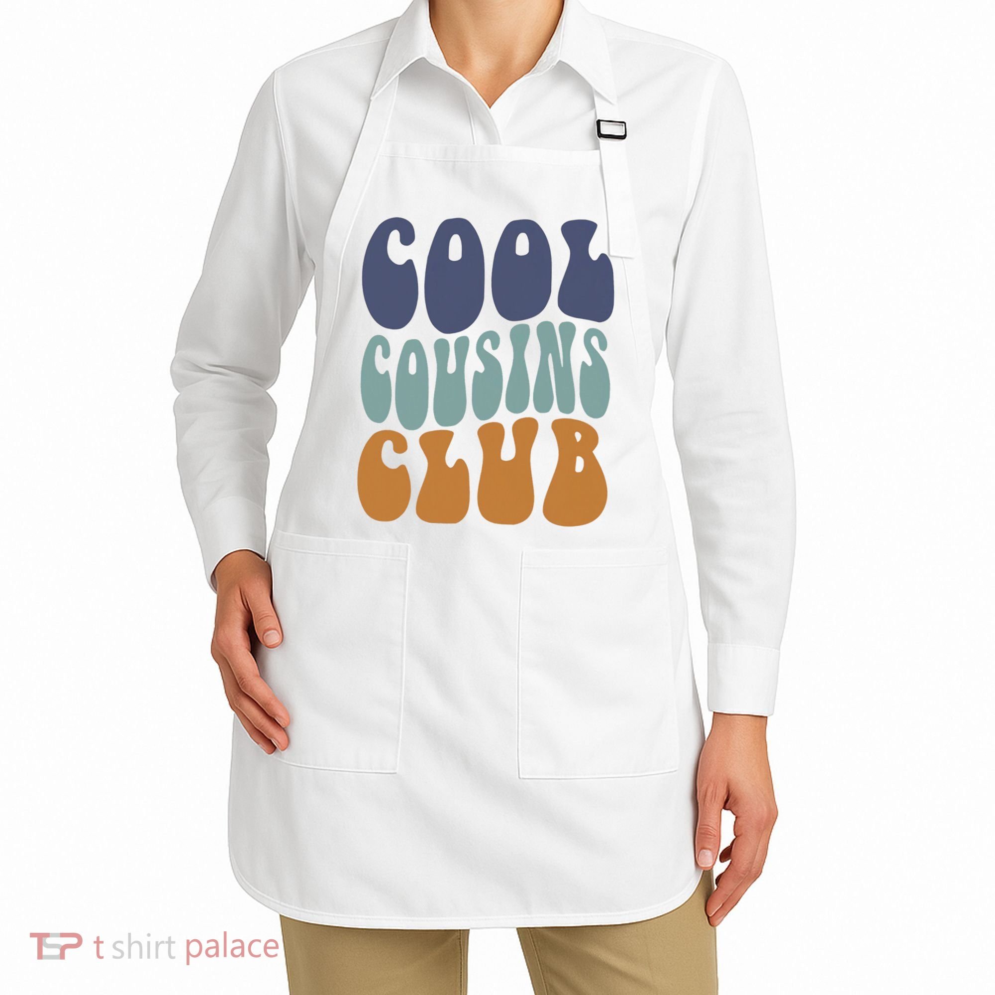 Retro Groovy Cool Cousin Club Apron