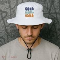 Retro Groovy Cool Cousin Club Bucket Hat thumb 2