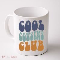 Retro Groovy Cool Cousin Club Coffee Mug thumb 0