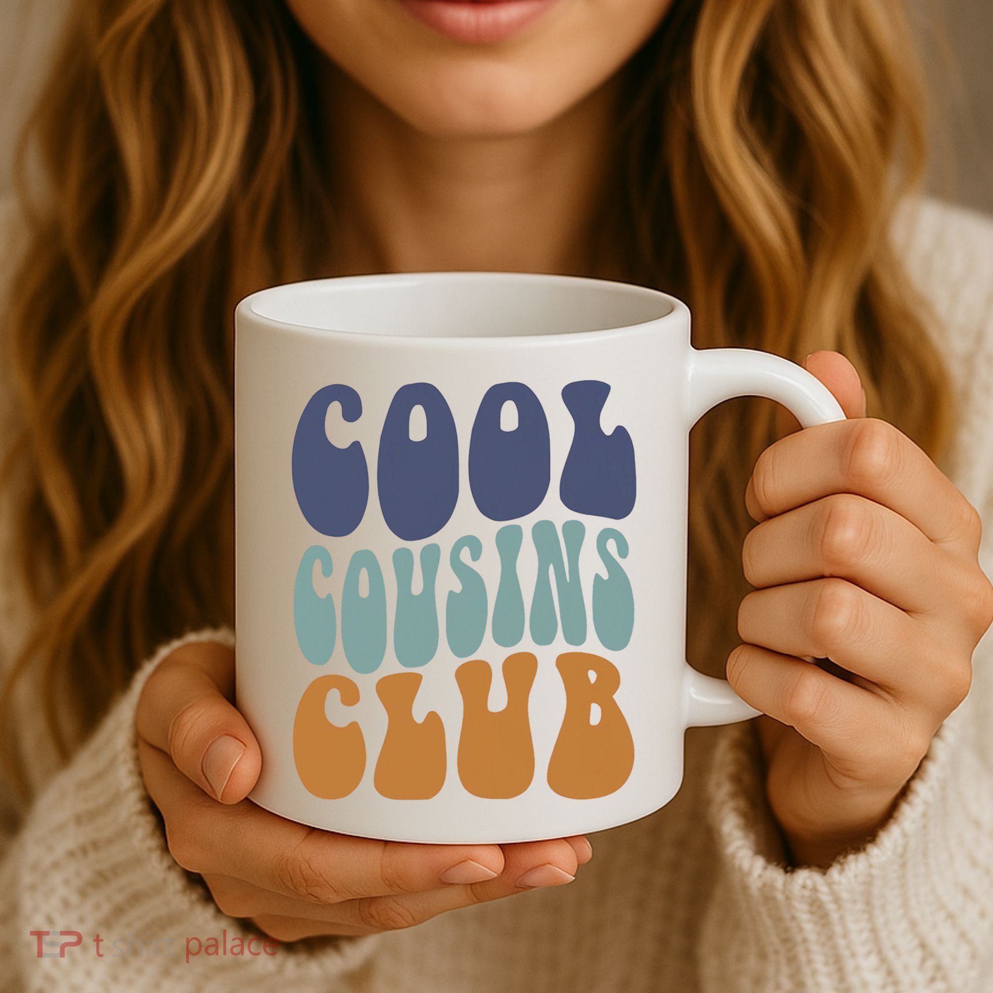 Retro Groovy Cool Cousin Club Coffee Mug