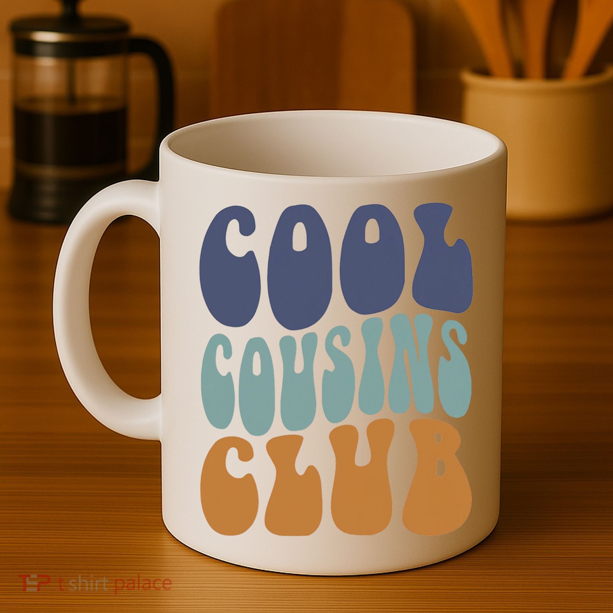 Retro Groovy Cool Cousin Club Coffee Mug