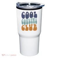 Retro Groovy Cool Cousin Club Tumbler thumb 0