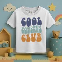 Retro Groovy Cool Cousin Club Toddler T-Shirt thumb 3