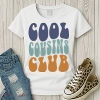 Retro Groovy Cool Cousin Club Women's T-Shirt thumb 3