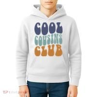 Retro Groovy Cool Cousin Club Kids Hoodie thumb 4