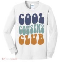 Retro Groovy Cool Cousin Club Kids Long Sleeve Shirt thumb 0
