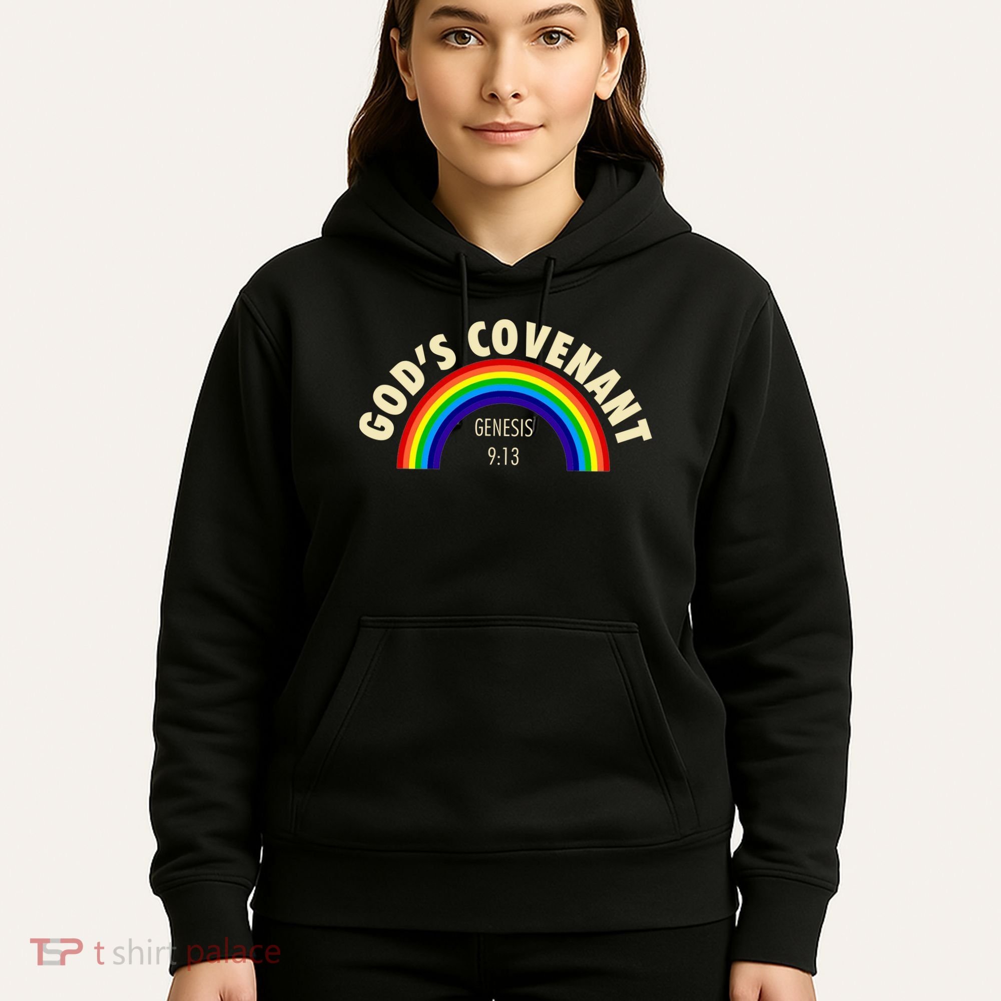Rainbow Gods Covenant 913 Bible Christian Lover Hoodie