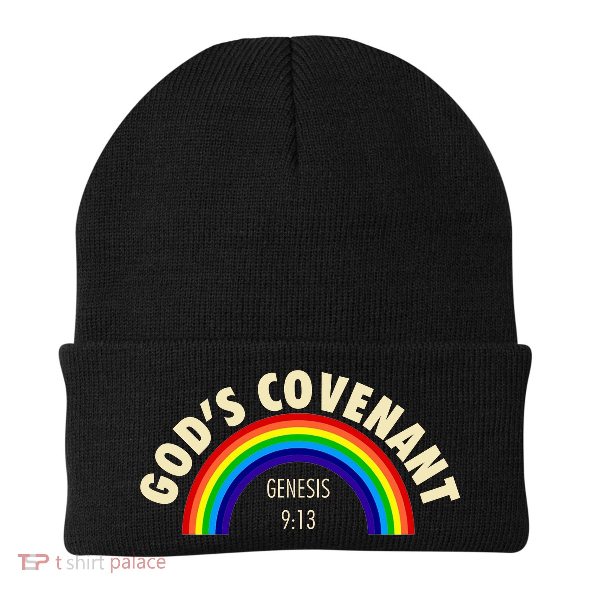Rainbow Gods Covenant 913 Bible Christian Lover Beanie
