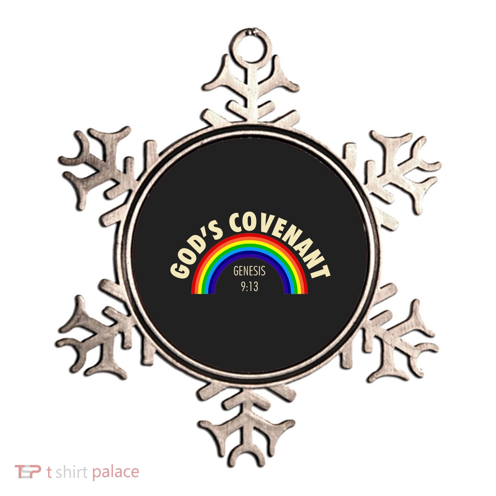 Rainbow Gods Covenant 913 Bible Christian Lover Ornament