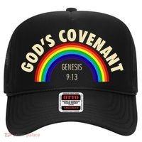 Rainbow Gods Covenant 913 Bible Christian Lover Hat thumb 0