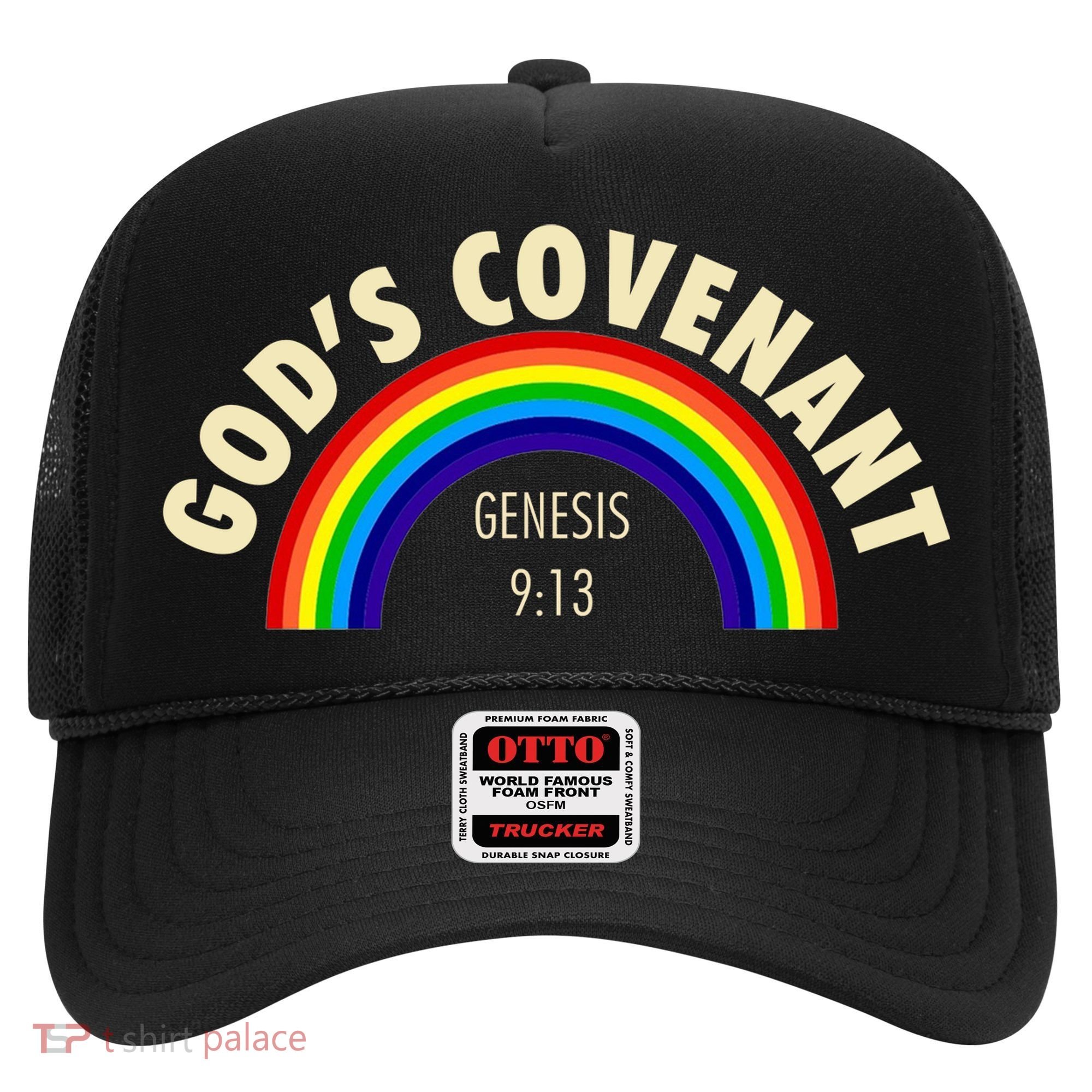 Rainbow Gods Covenant 913 Bible Christian Lover Hat