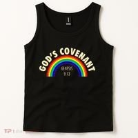 Rainbow Gods Covenant 913 Bible Christian Lover Tank Top thumb 2