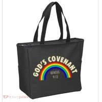 Rainbow Gods Covenant 913 Bible Christian Lover Tote Bag thumb 2