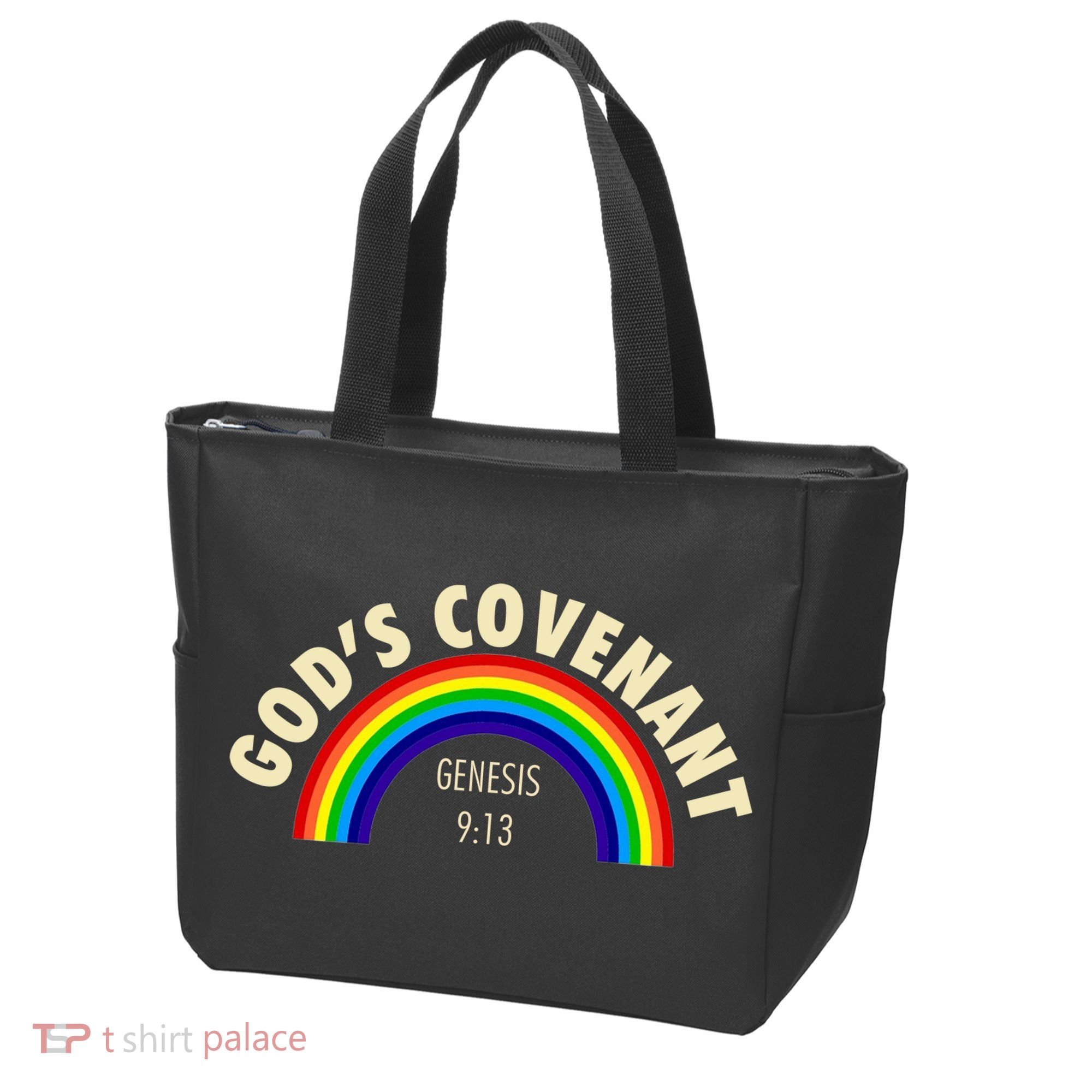 Rainbow Gods Covenant 913 Bible Christian Lover Tote Bag