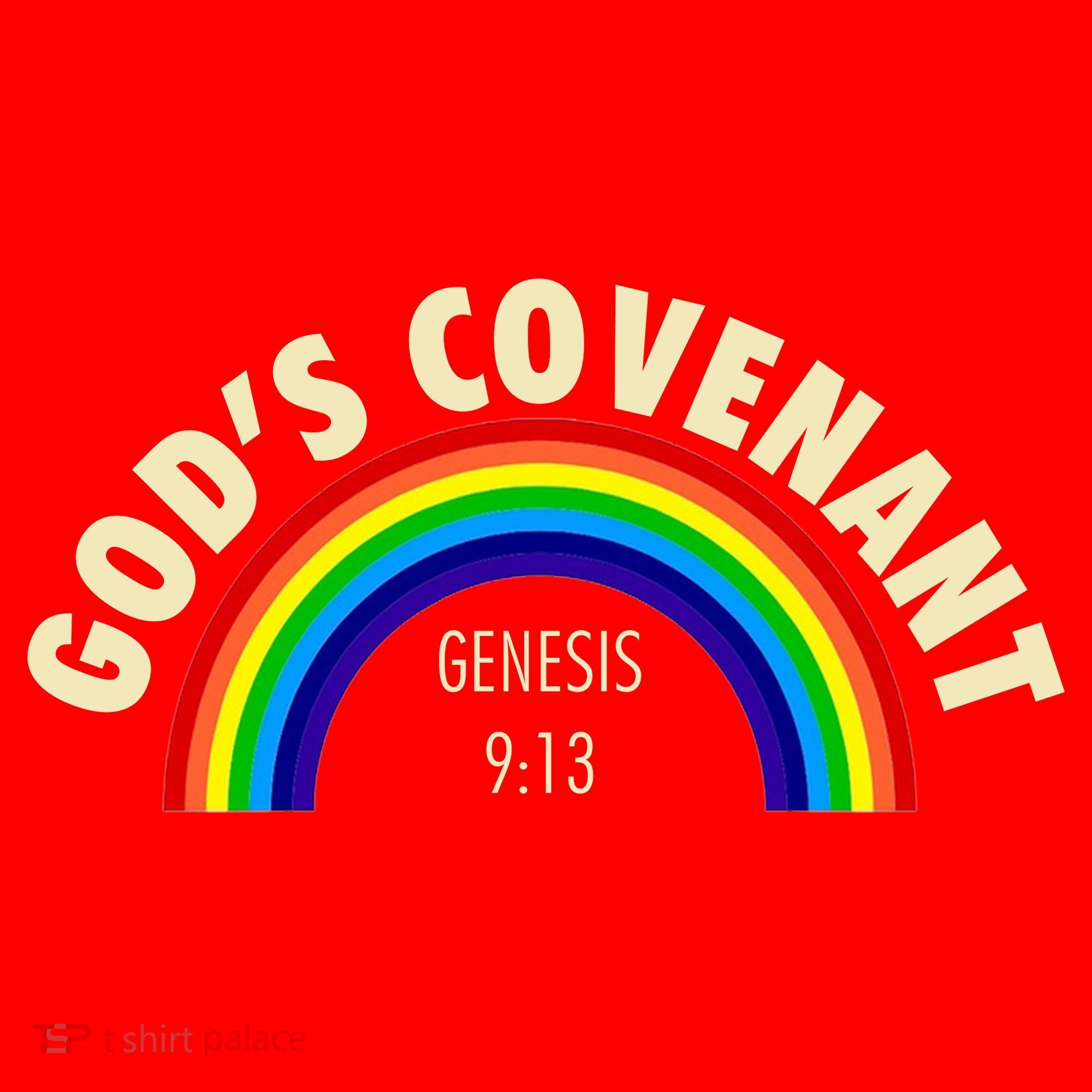 Rainbow Gods Covenant 913 Bible Christian Lover Santa Hat