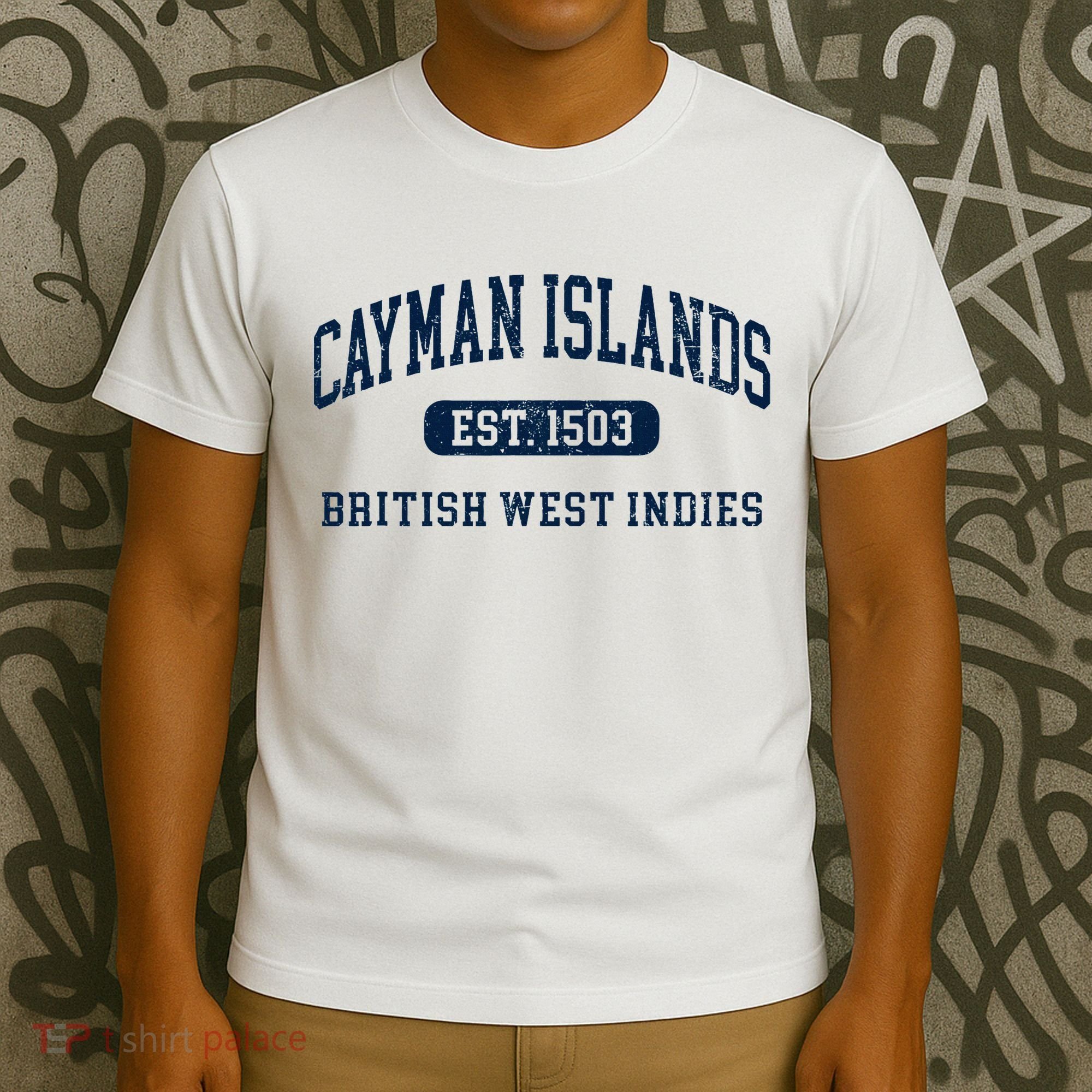 Retro Grand Cayman Islands 1503 Vintage Vacation Souvenir T-Shirt