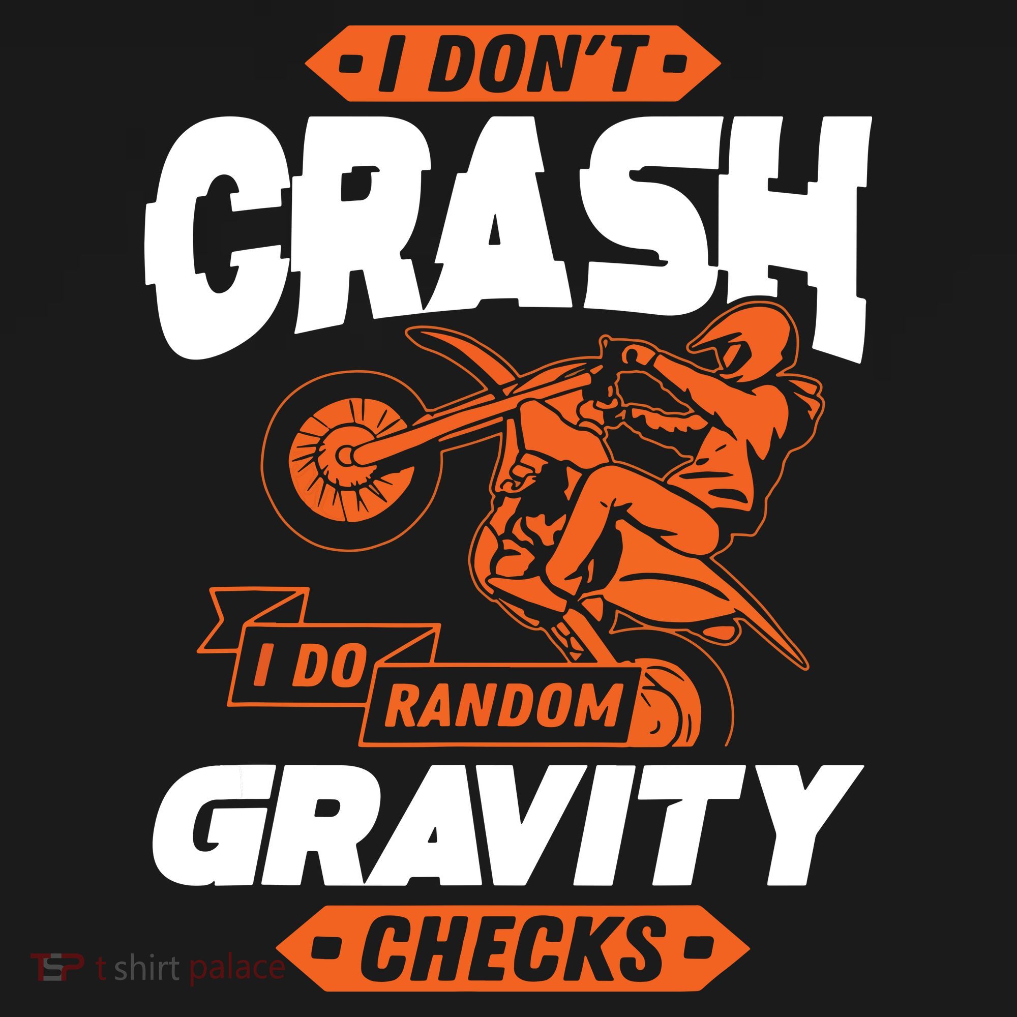 Random Gravity Checks Motocross Dirt Bike Ornament