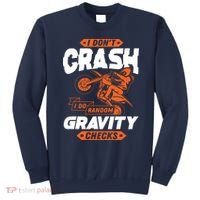 Random Gravity Checks Motocross Dirt Bike Sweatshirt thumb 0