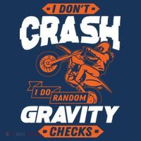 Random Gravity Checks Motocross Dirt Bike Women's Hoodie thumb 2